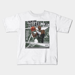 Damian Lillard Milwaukee Comic Kids T-Shirt